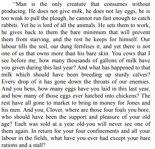 Animal Farm by George Orwell 