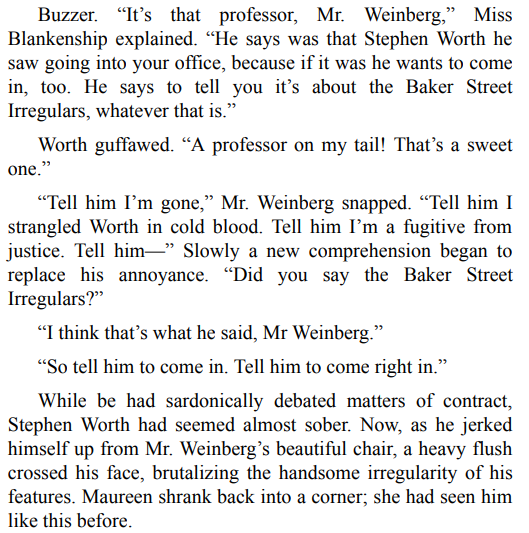 The Case of the Baker Street Irregulars by Anthony Boucher 